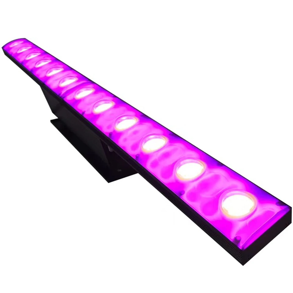 Светодиодный луч и стирка 2в1 светодиодный светильник 12x5 Вт RGB 3в1 теплый белый 72 шт. RGB 3в1 SMD 5050 Светодиодный дежурное освещение DMX dj disco