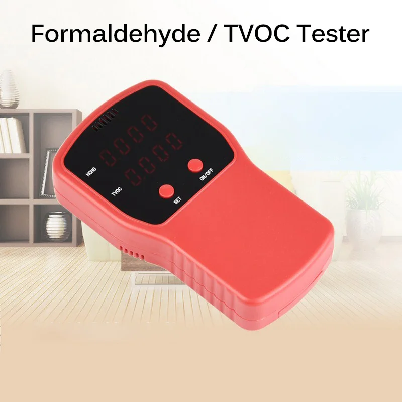 Детектор формальдегида детектор газа TVOC качества воздуха монитор LCD домашняя