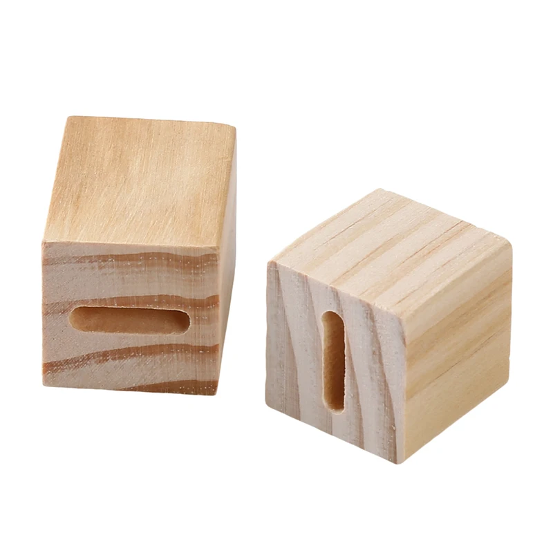 Твердая древесина ювелирные изделия блок кольцо держатель дисплея ювелирных