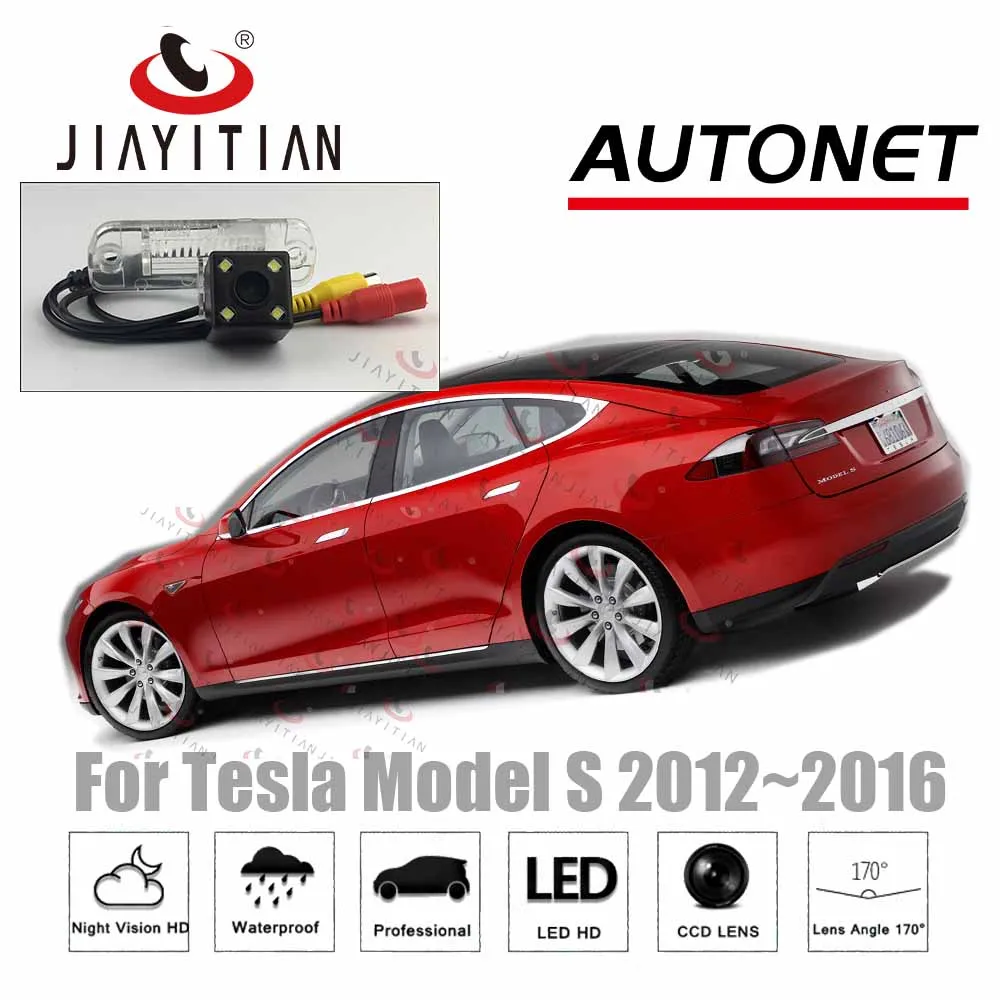 JiaYiTian Автомобильная камера заднего вида для Tesla Model S 2012 2013 2014 2015 2016 ccd ночного