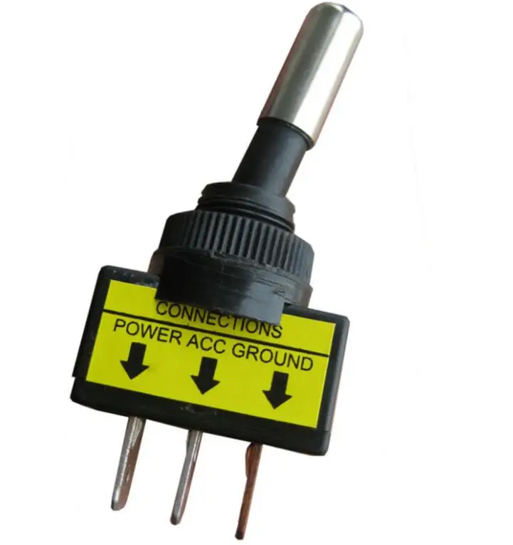 ASW-15D 12V 20A светодиодный автоматический переключатель тумблер с кулисным