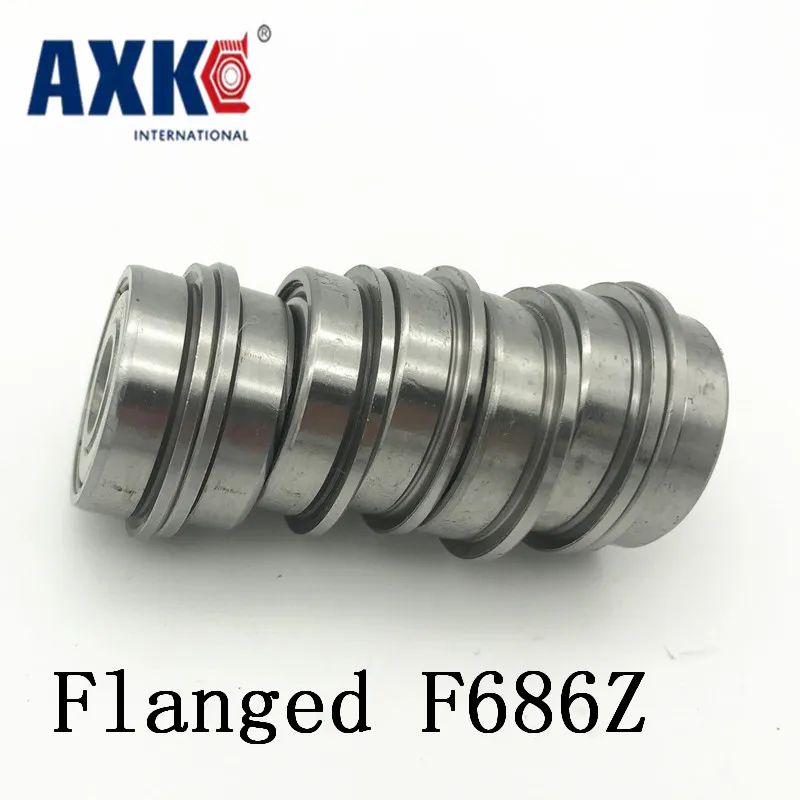 Подшипник фланцевый Axk F686zz 10 шт. 6 х13х5 мм F686z F686 Zz F618/6zz | Обустройство дома