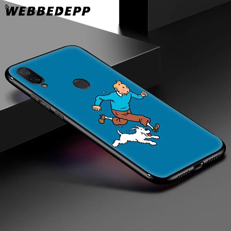 WEBBEDEPP The Adventures of Tintin Soft Case for Xiaomi Redmi K20 7A 4A 4X 5 5A 6 6A S2 Note 8 4 7 Pro Plus Prime |