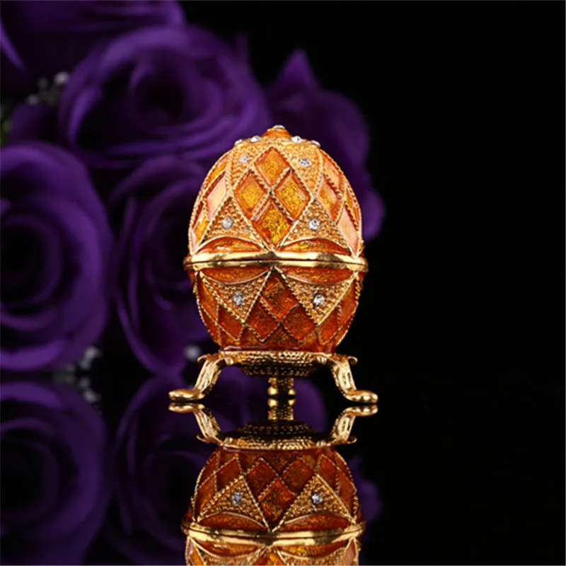 QIFU Новое поступление дешевые золотые qifu faberge яйцо украшения дома аксессуары