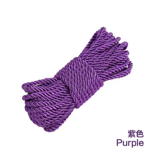 Мягкая хлопковая веревка БДСМ Связывание Шелковый Веревка ограничитель 10 м шнур