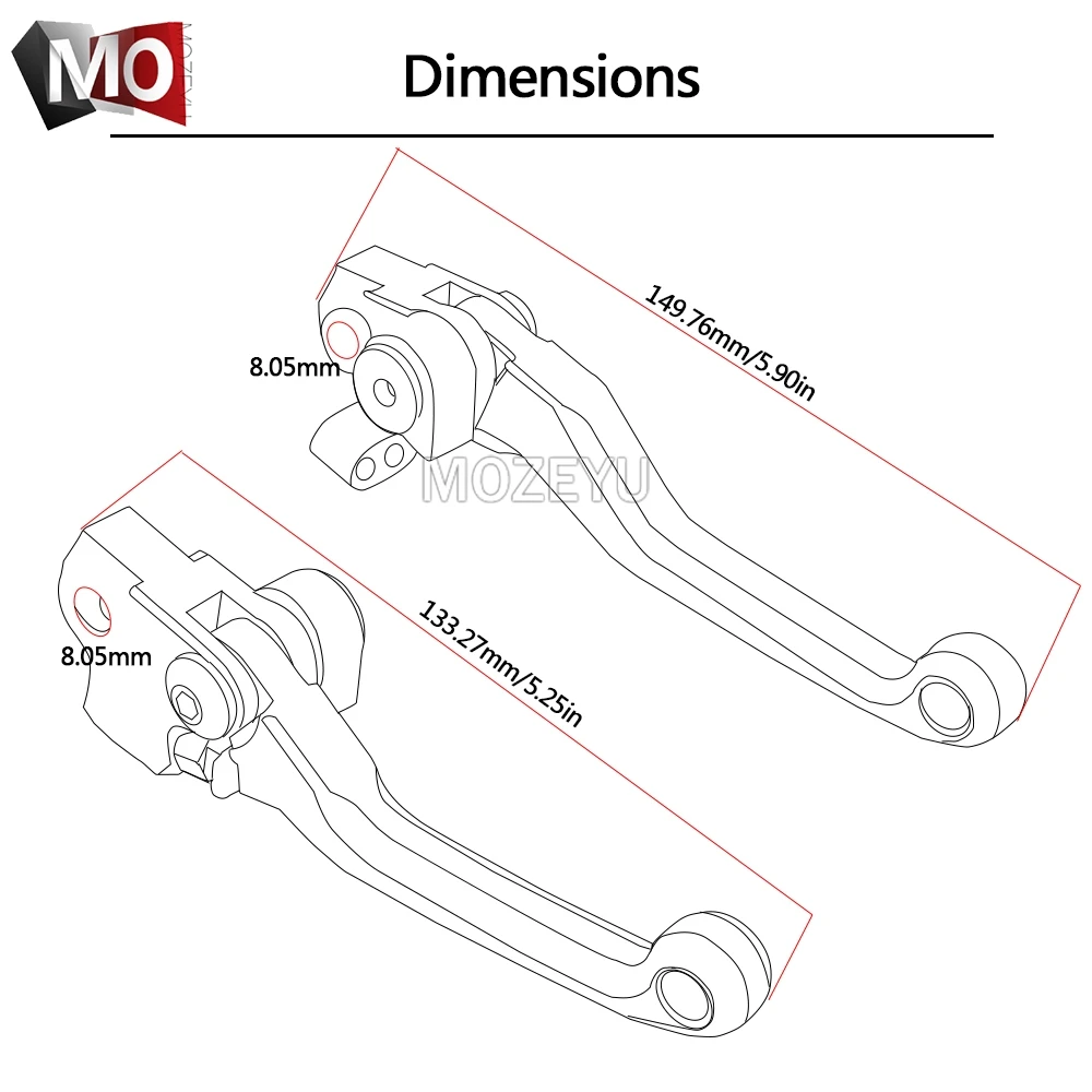 Для Honda CRF250R CRF 250R 250 R 2004-2006 2007-2018 CRF250 RALLY 2017 для мотокросса CNC Pivot тормоза сцепления