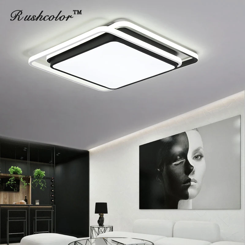 2018 новомодная Современная квадратная лампа для гостиной спальня учебы AC90-260V с