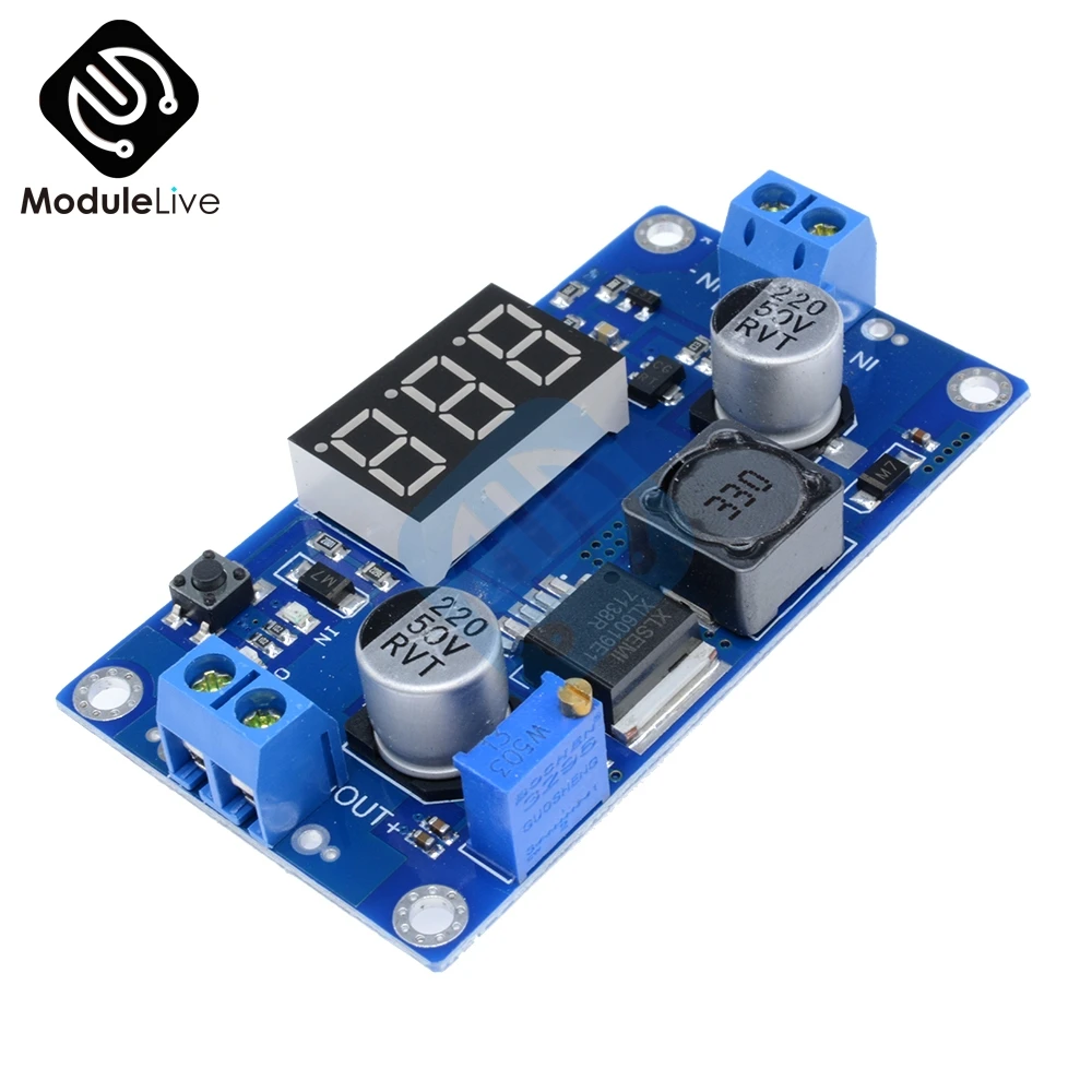 DC XL6009 цифровой повышающий Питание Модуль Регулируемый 4 5 32V постоянного тока до 35V