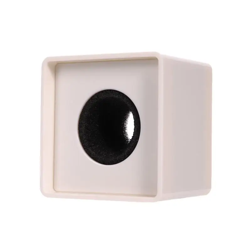 Микрофон для интервью с отверстием 40 мм квадратный кубический логотип флаг