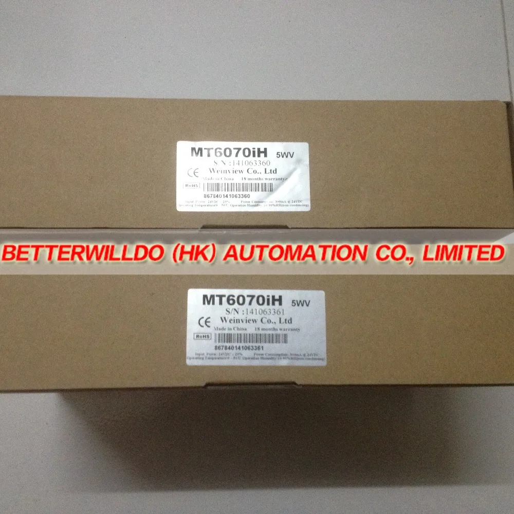 MT6070IH5 Оригинальный Новый 7 ''Weinview Weintek HMI дюймов MT6070IH 1 USB HOST + Программное