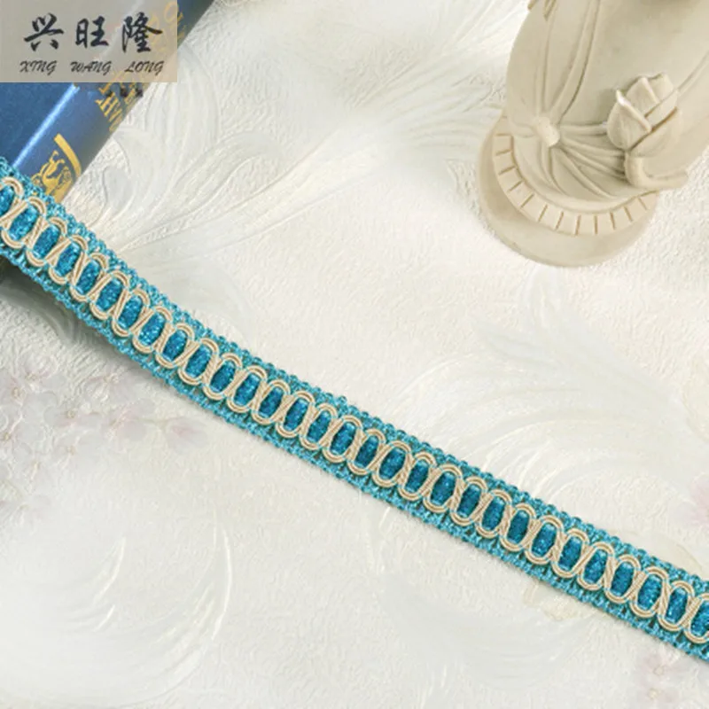 XWL 12 м/лот 2 см широкая блестящая волнистая кружевная отделка окантовка Свадебная