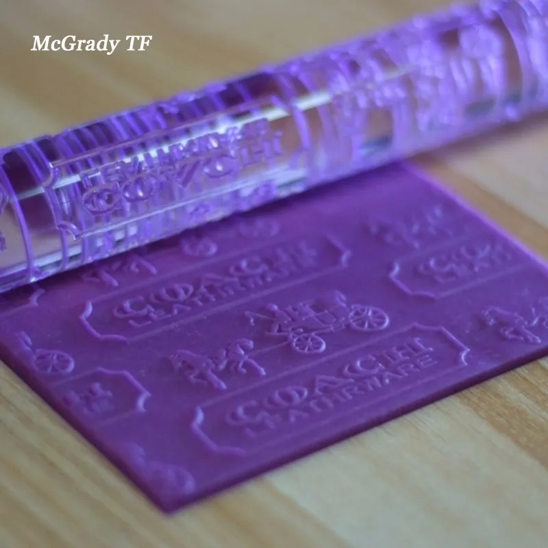 Форма каретки прозрачный тисненый акриловый Скалка sugarcraft Торт помадка