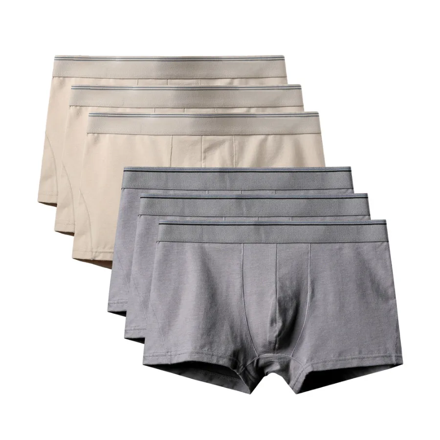 6Pcs A2425 Mix D21 6 шт./лот Лидер продаж мужские шорты-боксеры, сексуальное хлопковое Для мужчин нижнее белье большого размера Для мужчин s нижнее белье, мужские трусы шорты u-образной выпуклостью спереди, 6XL - Цвет: 6Pcs A2425 Mix D21