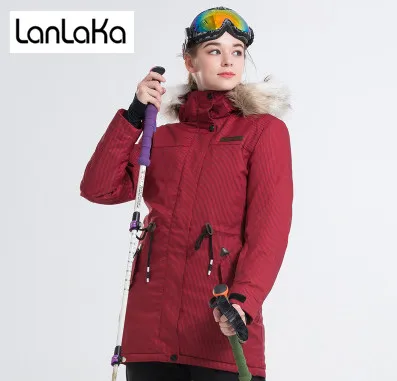 Jacket 4 Лыжная куртка для женщин, зимняя водонепроницаемая куртка, высокое качество, новые лыжные куртки для сноубординга, фиолетовые лыжные пальто для женщин - Цвет: Jacket 4