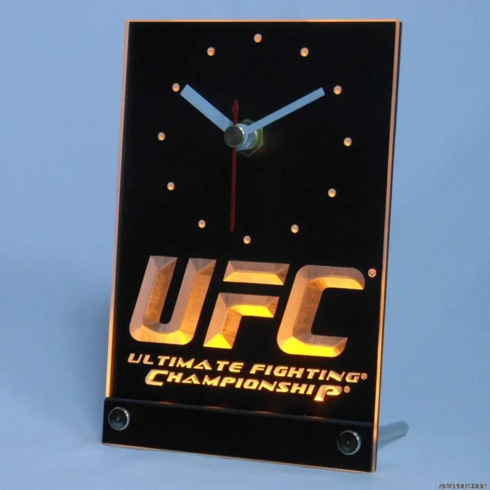 Tnc0137 UFC окончательный бой Чемпионат настольный 3D светодиодный часы