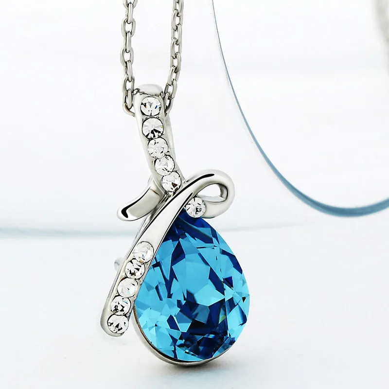 Neoglory Австрийские хрустальные стразы брендовые очаровательные ожерелья и