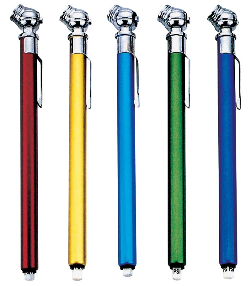 Красочные Нержавеющей Стали Shell Автомобильных TG1 Карандаш Тип Шин Манометр Авто