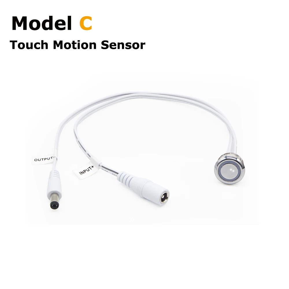 Model C Touch Switch Движение Сенсор движения 12В Сенсор светильник переключатель 24V сенсорный Сенсор выключатель автоматического включения выключения светильник таймер инфракрасная ПИР-Сенсор - Цвет: Model C Touch Switch