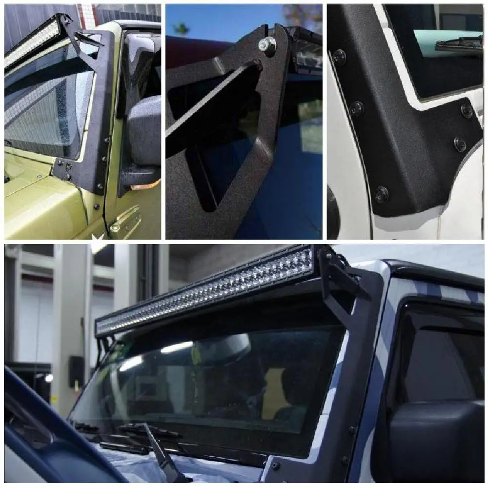 Partol 52 &quotпрямой светодиодный свет бар монтажные кронштейны верхний Комплект для