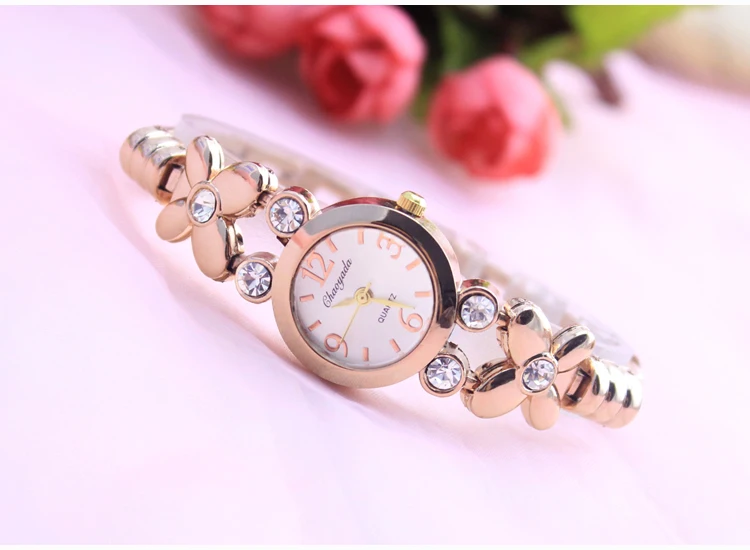 Часы женские кварцевые с квадратным циферблатом из нержавеющей стали | Наручные