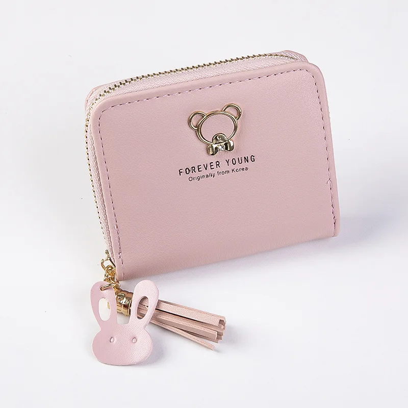 Cute Beer Coin Purse Wallets Lady Tassels Zipper Purses ID Cards Holder Moneybags Woman Wallet Girls Poucht Notecase Bag Clips | Багаж и