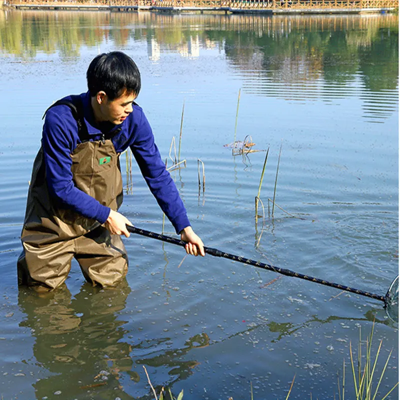Сапоги рыболовные высотой 0 4 мм ПВХ + нейлон дышащие|fishing waders|pvc wadernylon chest waders |