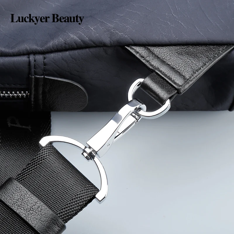 Luckyer Beauty пояса из натуральной кожи для мужчин курьерские Сумки повседневное