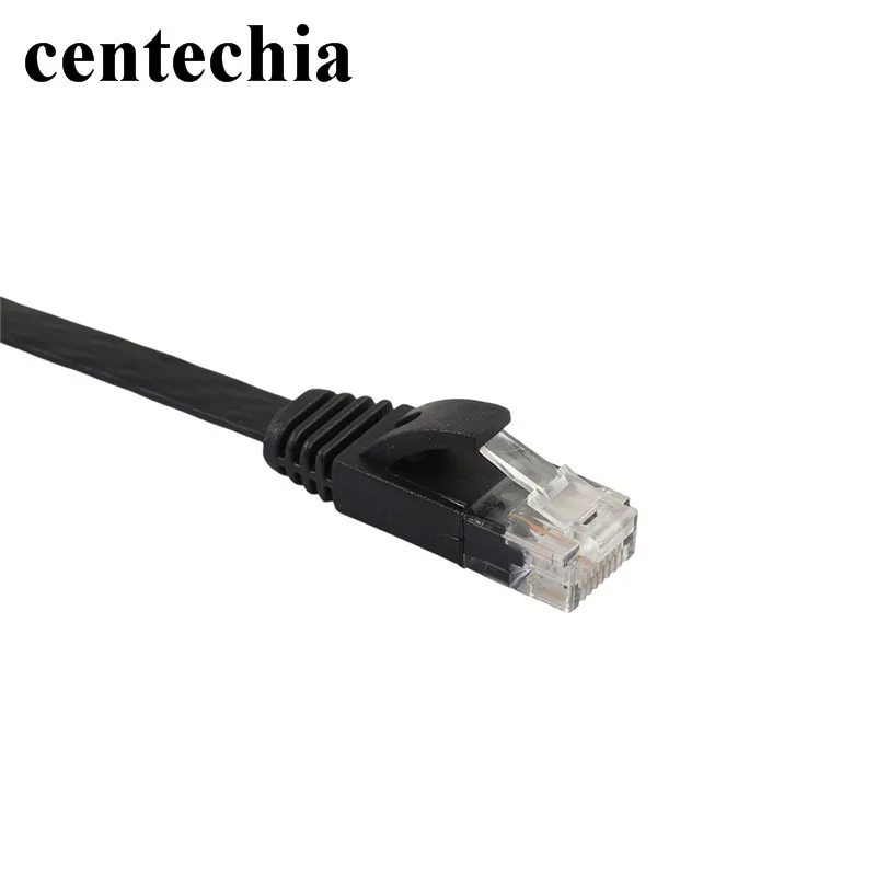 Высокоскоростной Ethernet-Кабель Centechia 10 м RJ45 CAT6 плоский Ethernet-кабель LAN UTP