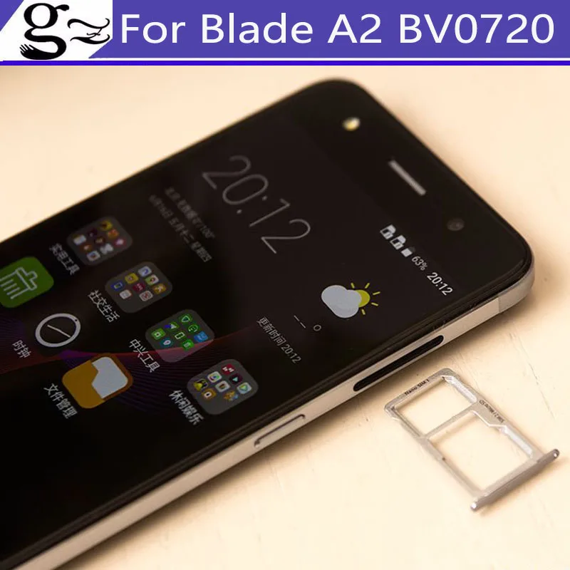 

For ZTE Blade A2 A 2 BV0720 5.0inch New Original Sim Card Holder Tray Card Slot For ZTE Blade A2 BV0720 Sim Card Holder