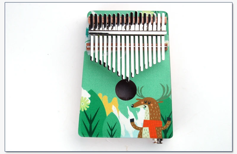 Фортепиано с 17 клавишами Kalimba, высокое качество, дерево, красное дерево, корпус, большой палец, фортепиано, музыкальный инструмент, калимба, аксессуары с аудио входом