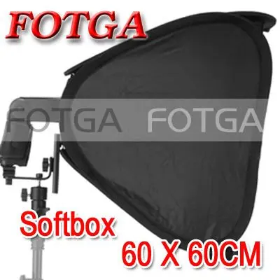 Оптовая продажа FOTGA 24 &quotПортативный софтбокс 60 см Мягкая коробка для вспышки