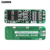 3s 20a li ion lithium battery 18650 charger protection board pcb bms 12 6v cell charging protecting module auto recovery diy kit