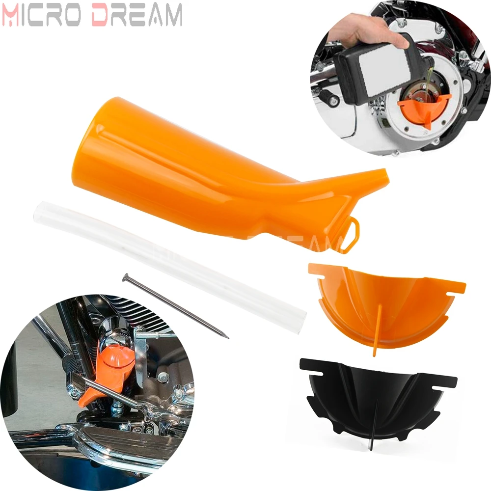 Мотоцикл первичное масло наполнение Воронка + Ловца масла сливное для Harley Dyna XR