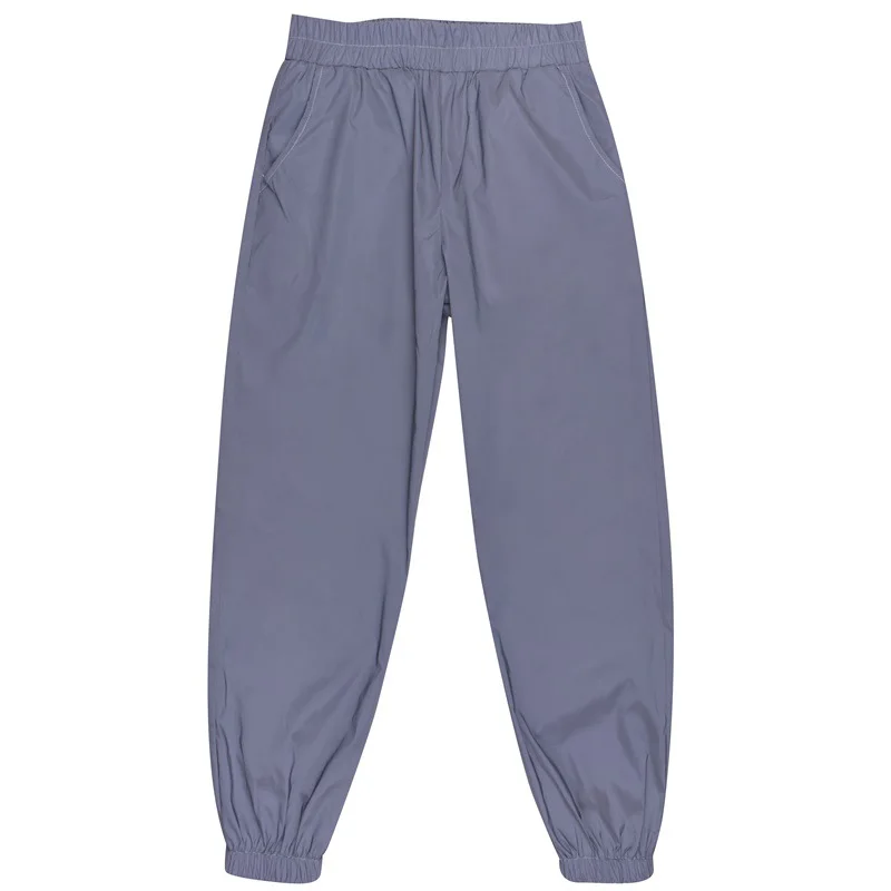 

Qycheelisay high waist loose reflective leggings 2019 autumn winter women new fashion club special harem pants