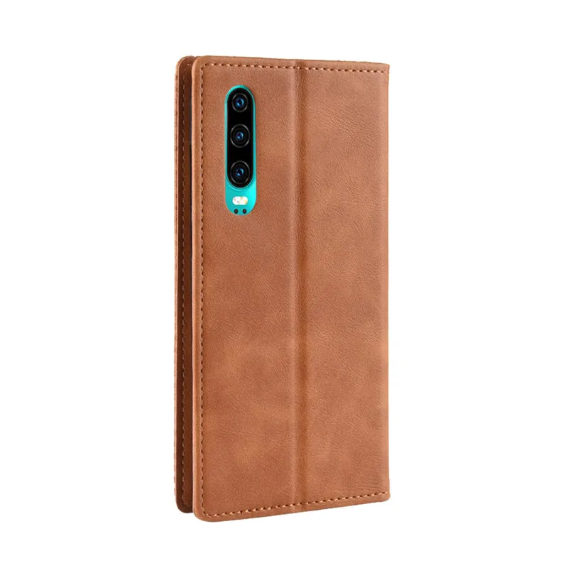 Флип-кейс Huawei P30 чехол кошелек роскошная Обложка на заднюю панель из