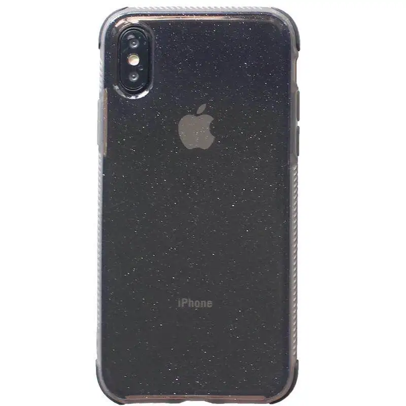 Модный Блестящий Прозрачный мягкий чехол из ТПУ для iPhone XS Max X XR 6 6S 7 8 Plus яркий