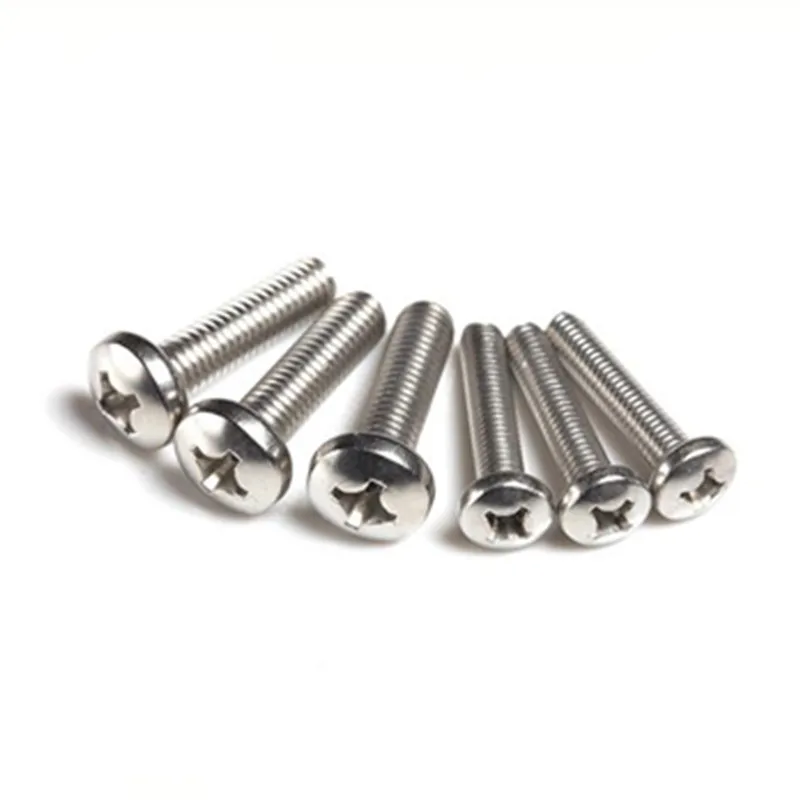 

Parafuso Real 2019 Axk 50pcs M1.6/m2/m2.5/m3/m4 Din7985 Gb818 Stainless Steel Cross Recessed Pan Head Screws Phillips Bolts