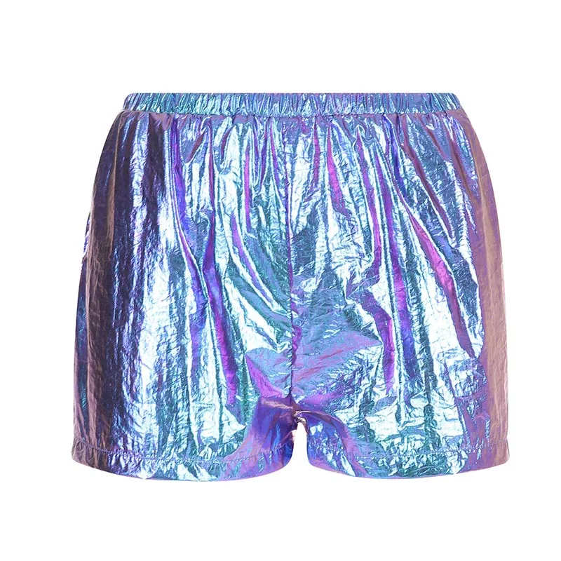 

New Pants Laser Reflection Harajuku Sweatpants Women Joggers Casual High Waist Pants Capris Hip Hop Holographic Ladies PT296