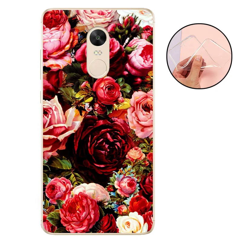 Силиконовый чехол CaseRiver для смартфона Xiaomi Redmi 4/4X/4Rro Note 4/4X дизайн в