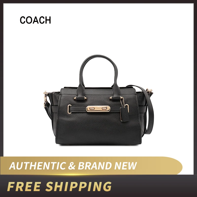Coach Swagger 27 кожаная сумка Carryall Bag 87295|Сумки с ручками| |