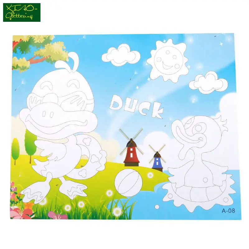 1pcsDIY Handmade 3D Eva Foam Puzzle Sticker kids baby Self-adhesive Crafts Toys Learning &amp Education 21cm*16cm | Игрушки и хобби