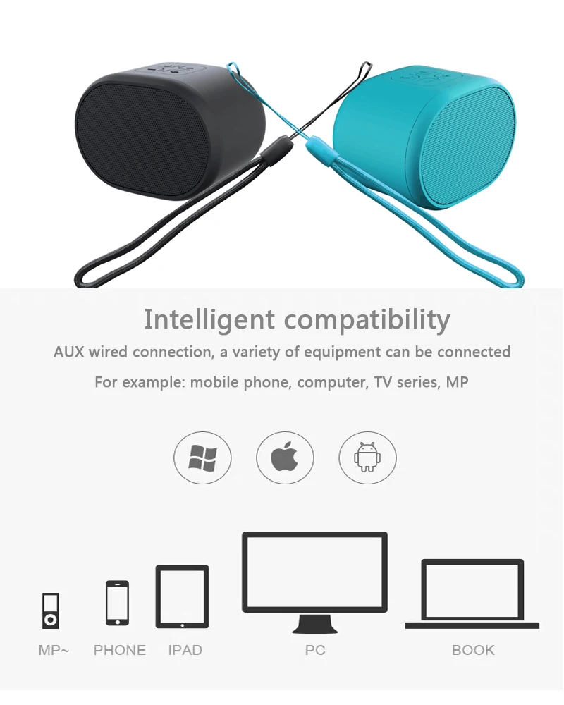 TWS Портативный беспроводной Bluetooth динамик 3D стерео громкий мощность 10 Вт Бас
