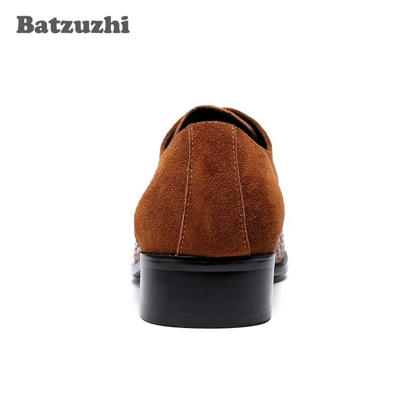 Туфли Batzuzhi мужские на шнуровке итальянские модные классические туфли
