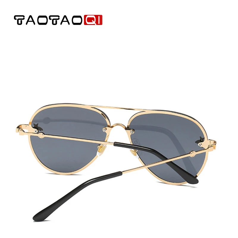TAOTAOQI Luxury Sunglasses Women Vintage Designer Bee Metal Frame Pilot Men Fashion Brand Female Sun Glasses UV400 | Аксессуары для