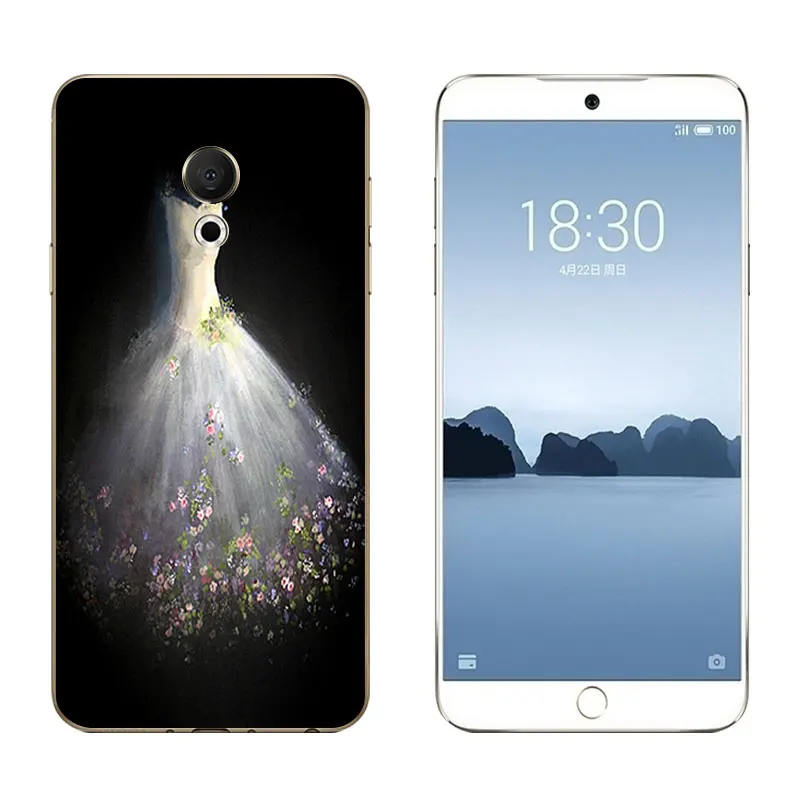 5 46 &quotдля Meizu 15 Lite Мягкий ТПУ силиконовый чехол для M15 задняя крышка Coque Fundas