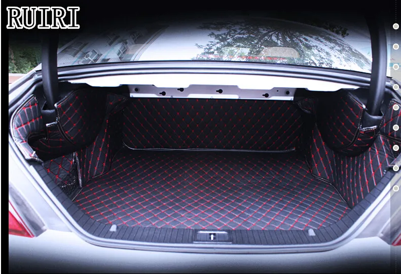 

Full set car trunk mats for Mercedes Benz CLS Coupe W218 2017-2010 durable waterproof boot carpets cargo liner mats for CLS 2013