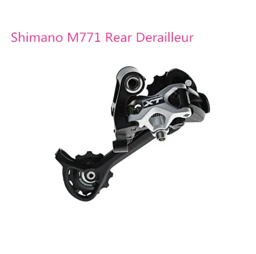 Shimano Deore XT M771 серебристый 9 S 27 скорость MTB задний переключатель передач