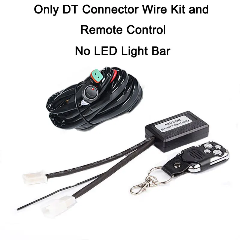 only Wire and Remote 5D 22 32 42 дюймов светодиодный светильник бар Рабочая лампа изогнутые Противотуманные фары Дневные Фары Точечный светильник 12V 6000K для УАЗ внедорожный седельный тягач ATV Лодка niva 4x4 дневные ходовые огни - Цвет: only Wire and Remote