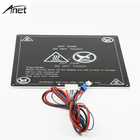 anet upgradedaluminum heatbed 12v big size 220mm220mm3mm mk2a hotbed with cable for mendel reprap 3d printer a8 a6 a2 a3