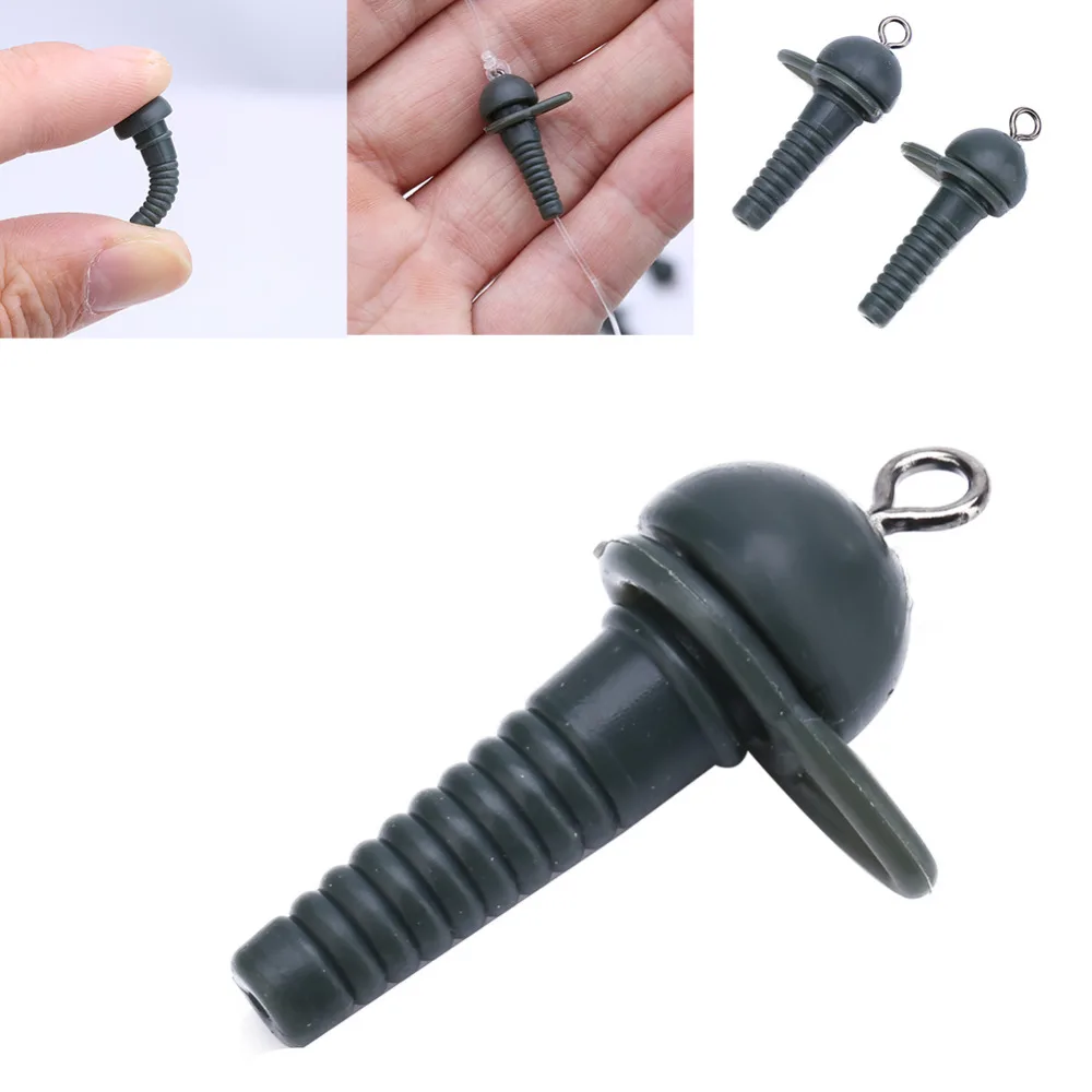 25 шт. Прочные мягкие безопасные свинцовые зажимы из ПВХ с Вертлюг карп рыболовные